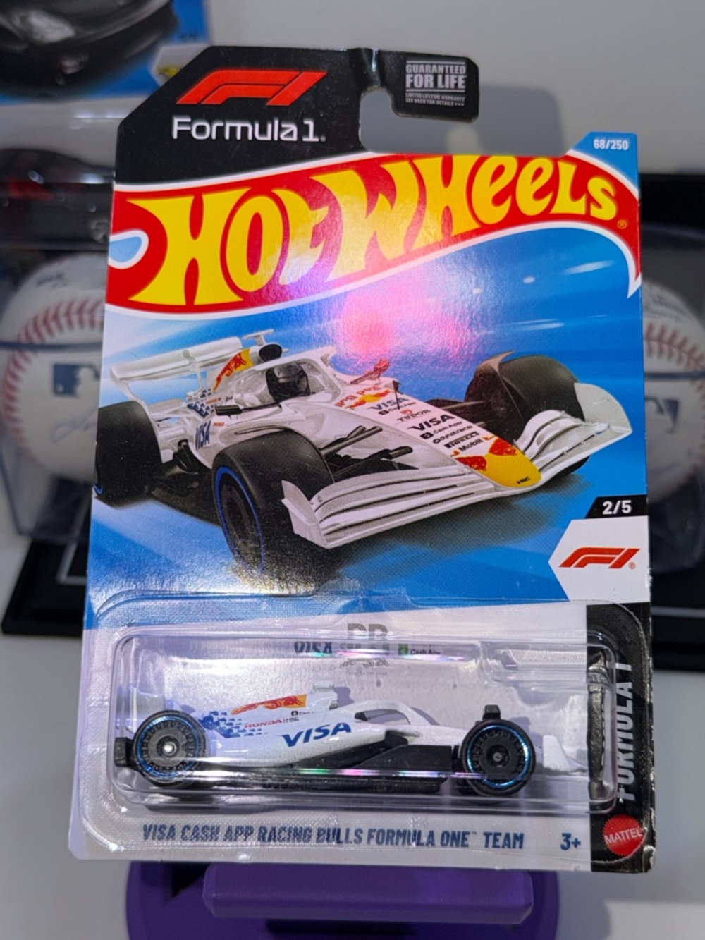 Hot Wheels Formula 1 Visa Racing Bulls Die-Cast Car - White